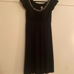 Black dress with a little pizazz!